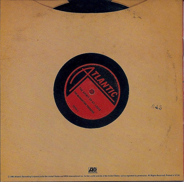 The Manhattan Transfer : The Spirit Of St. Louis (CD, Album)