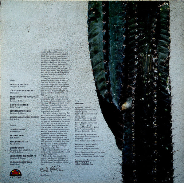 Riders In The Sky : Three On The Trail (LP, Album)