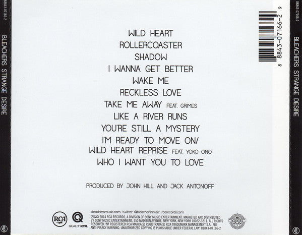 Bleachers : Strange Desire (CD, Album)