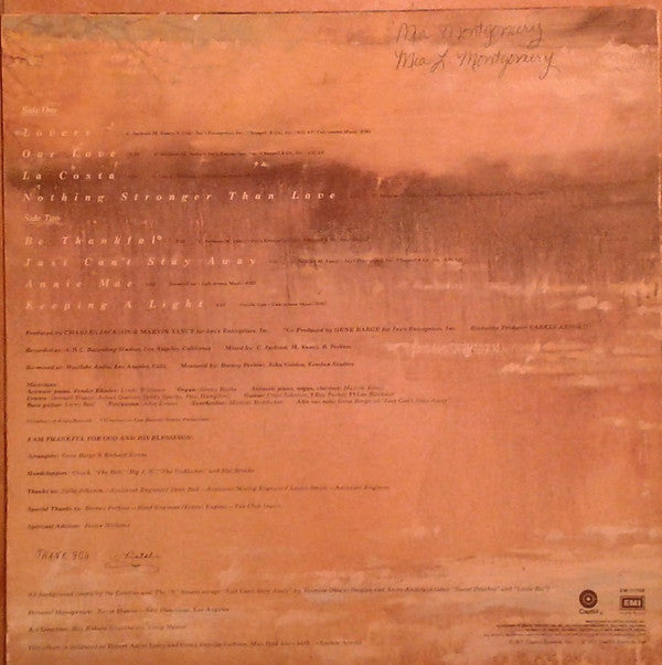 Natalie Cole : Thankful (LP, Album)