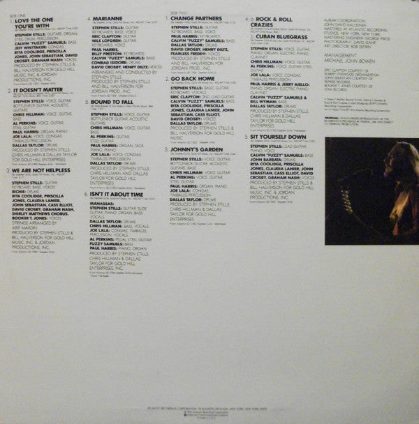 Stephen Stills : Still Stills: The Best Of Stephen Stills (LP, Comp, PR )