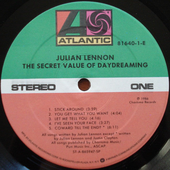 Julian Lennon : The Secret Value Of Daydreaming (LP, Album, Spe)