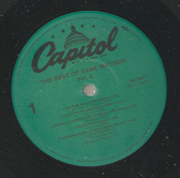 Gene Watson : The Best Of Gene Watson Vol II (LP, Comp)