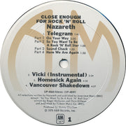 Nazareth (2) : Close Enough For Rock 'N' Roll (LP, Album, Gat)