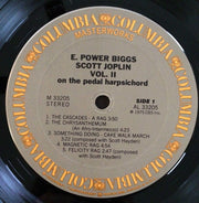 E. Power Biggs Plays Scott Joplin : E. Power Biggs Plays Scott Joplin On The Pedal Harpsichord (Volume II) (LP, Album)