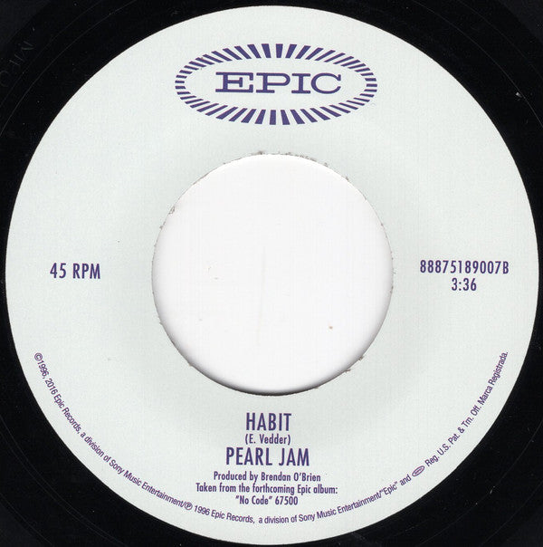 Pearl Jam : Who You Are (7", Single, RE)