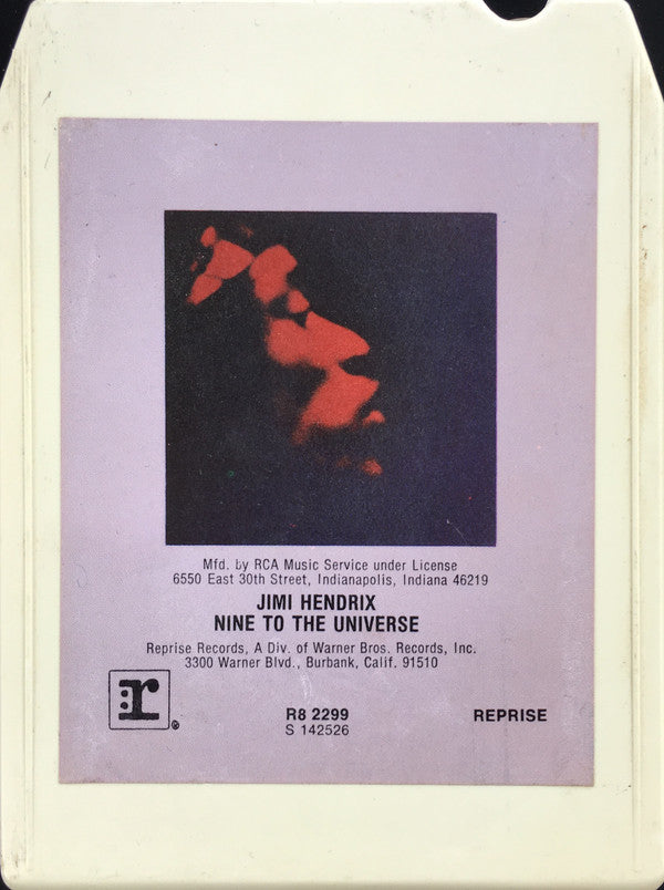 Jimi Hendrix - Nine To The Universe (Very Good (VG)) Rock (8-Trk, Album)