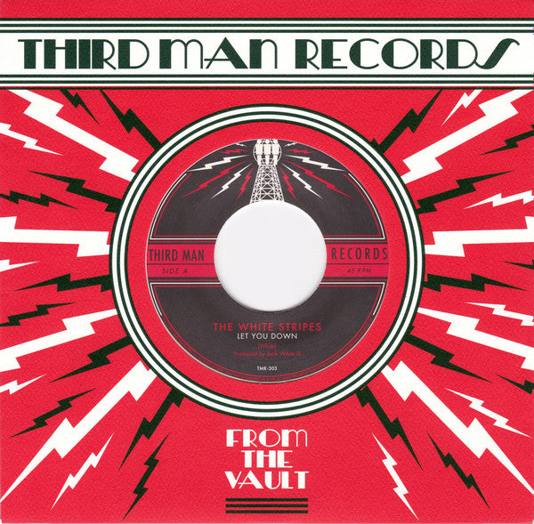 The White Stripes : Let You Down (7", Whi)