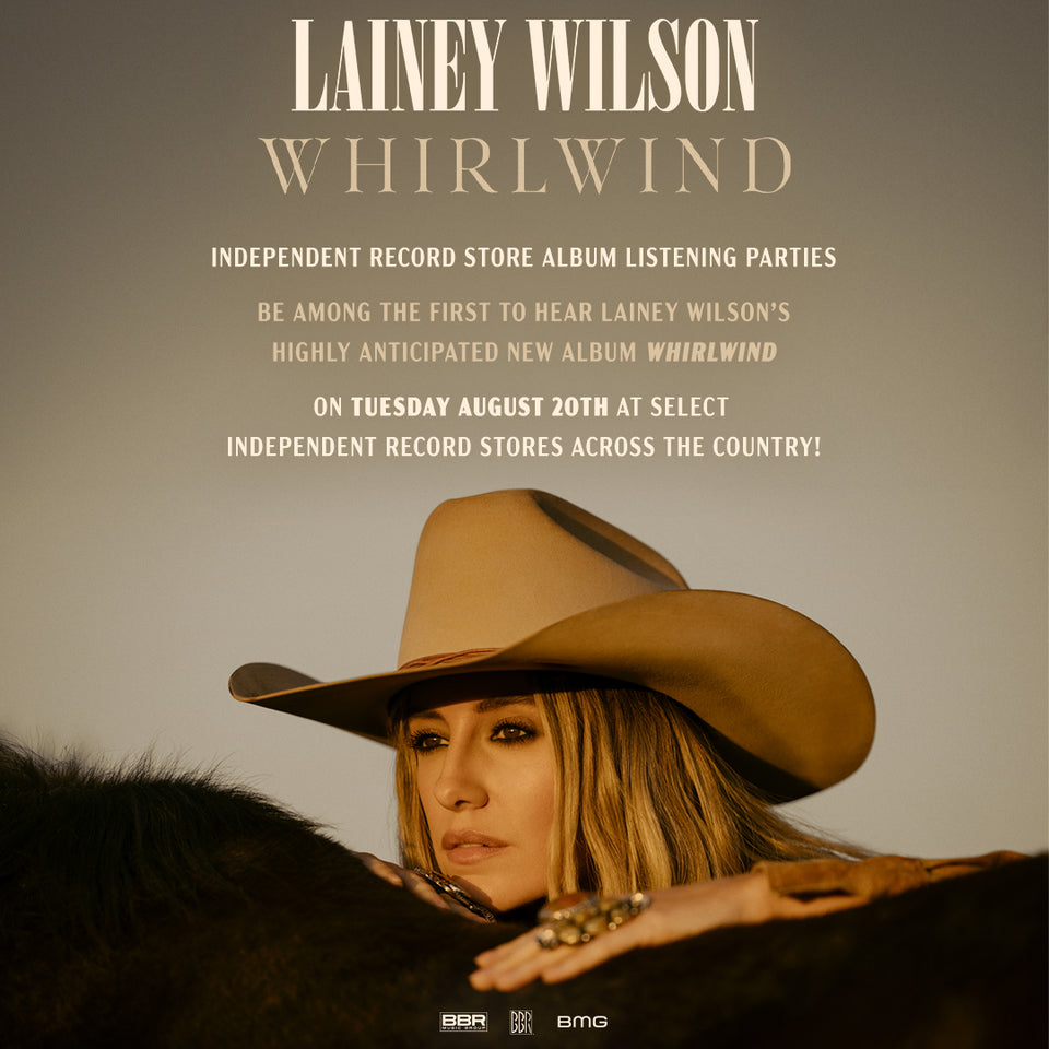 Lainey Wilson "Whirlwind" official listening party at Sold Out Vinyl Records in Englewood, Colorado