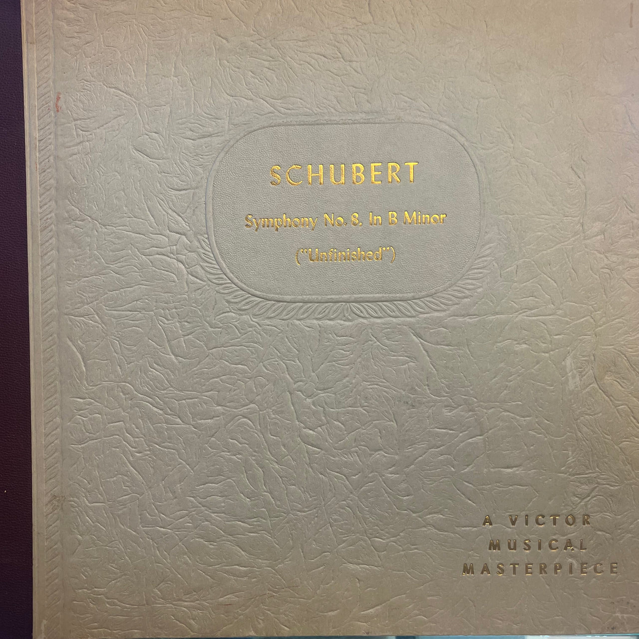 Schubert* - Boston Symphony Orchestra With Serge Koussevitzky - Symphony No. 8 In B Minor, "Unfinished" (Very Good (VG)) Classical (3xShellac, 12", Album)