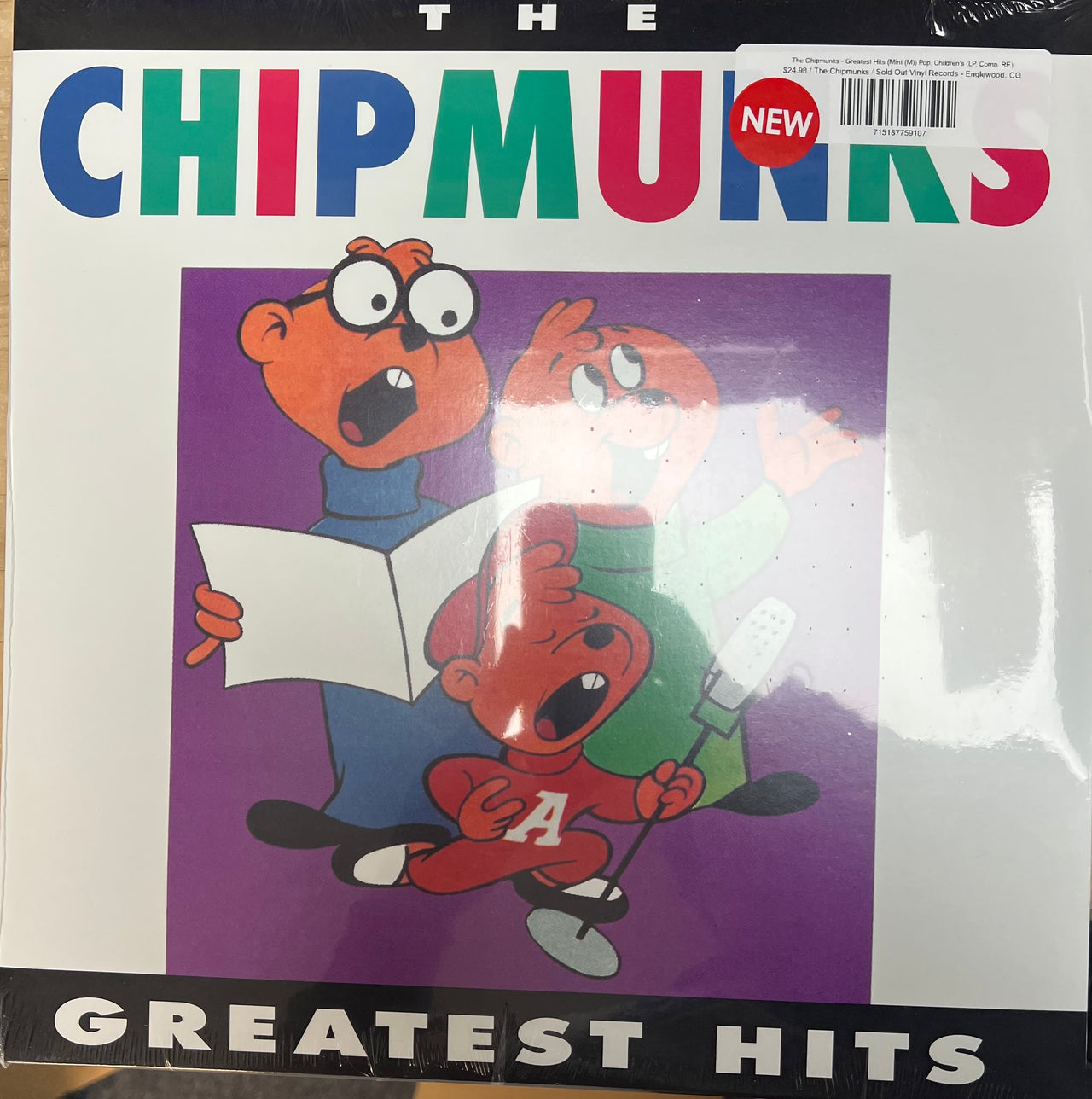 The Chipmunks - Greatest Hits (Mint (M)) Pop, Children's (LP, Comp, RE)