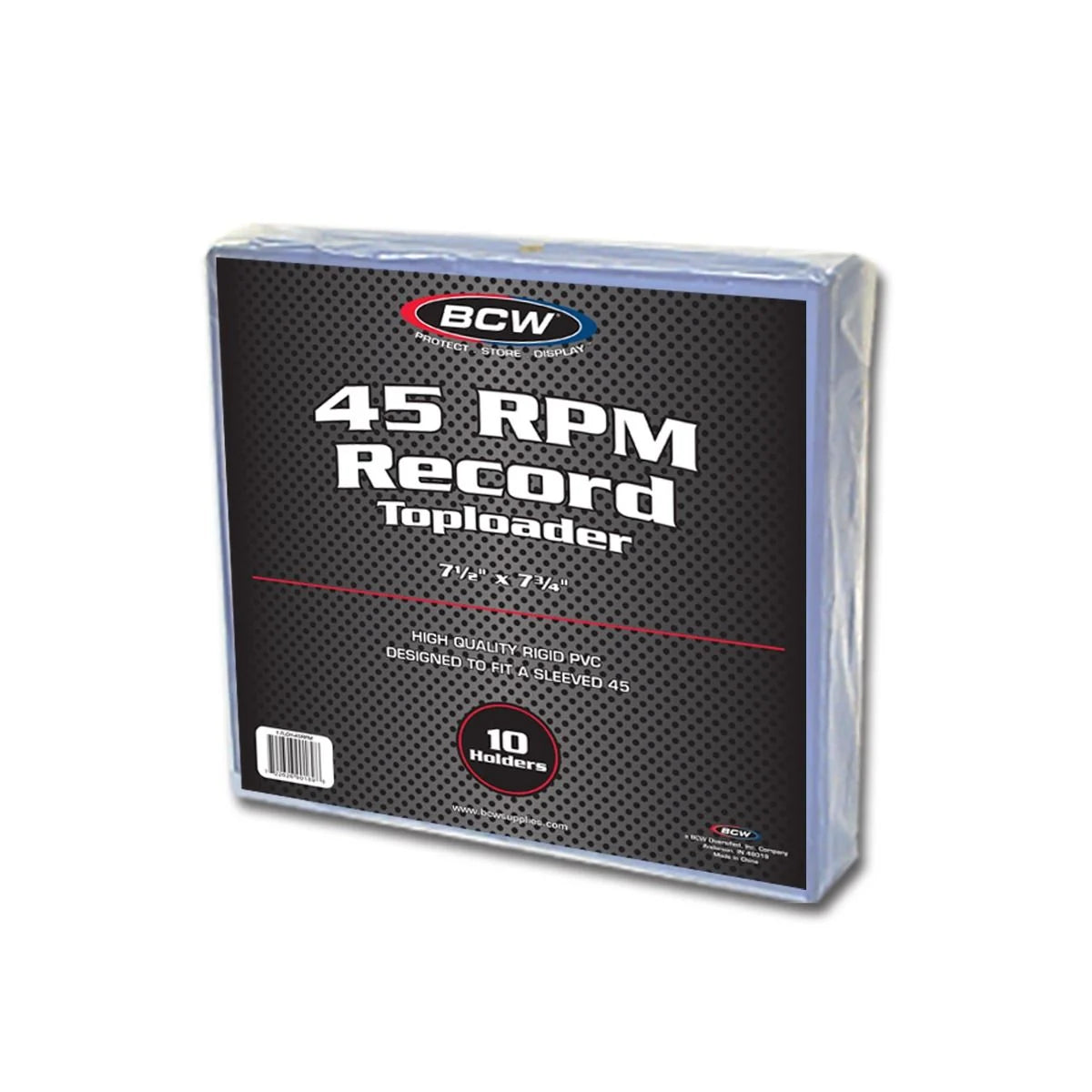 45 RPM Record Topload Holder 10 pack
