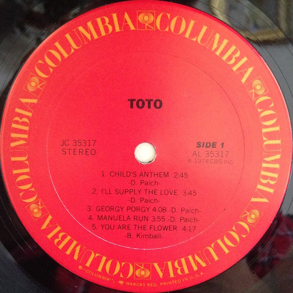 Toto : Toto (LP, Album, San)