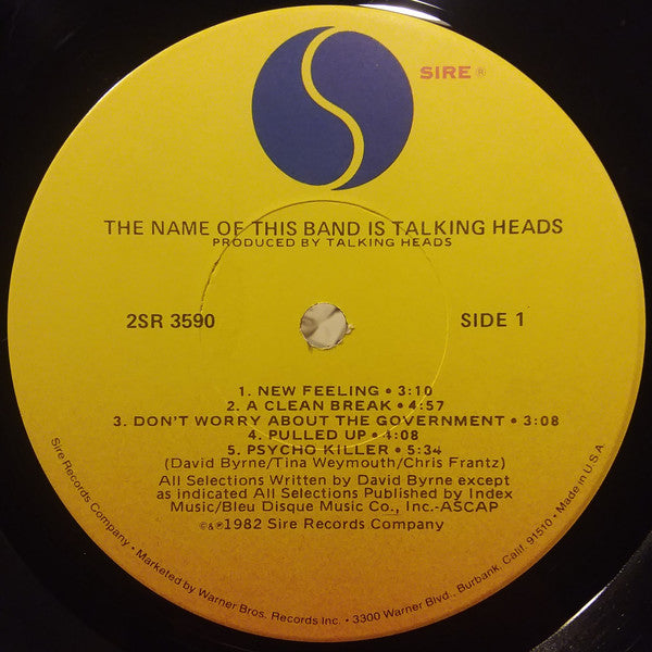 Talking Heads : The Name Of This Band Is Talking Heads (2xLP, Album, Los)