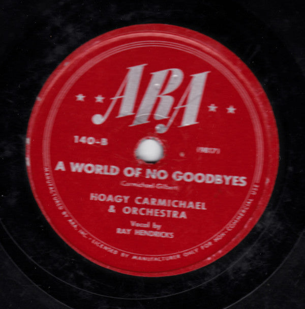 Hoagy Carmichael : Hoagy Carmichael (3xShellac, 10", Album)