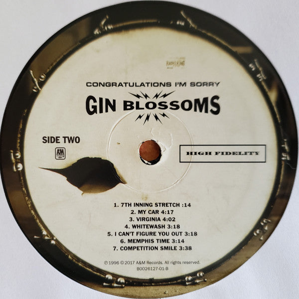 Gin Blossoms : Congratulations I'm Sorry (LP, Album, RE)