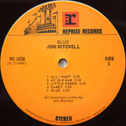 Joni Mitchell : Blue (LP, Album, San)