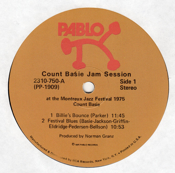 Count Basie : Jam Session At The Montreux Jazz Festival 1975 (LP, Album, Ind)