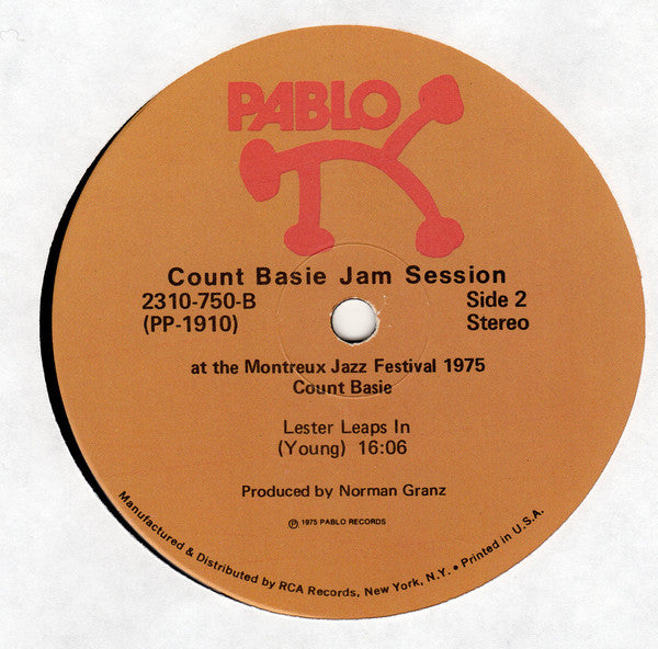 Count Basie : Jam Session At The Montreux Jazz Festival 1975 (LP, Album, Ind)
