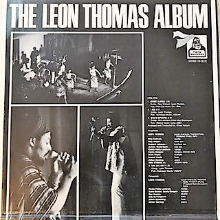 Leon Thomas : The Leon Thomas Album (LP, Album, Gat)