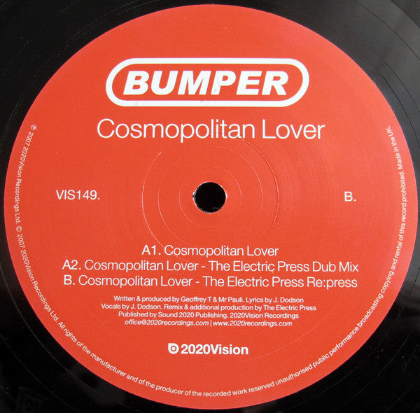 Bumper : Cosmopolitan Lover (12")