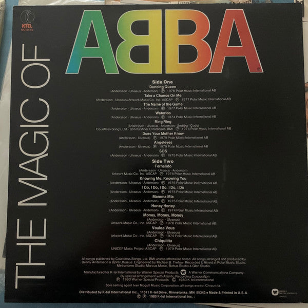 ABBA : The Magic Of ABBA (LP, Comp, Club, Gat)