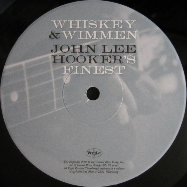John Lee Hooker : Whiskey & Wimmen (John Lee Hooker's Finest) (LP, Comp)