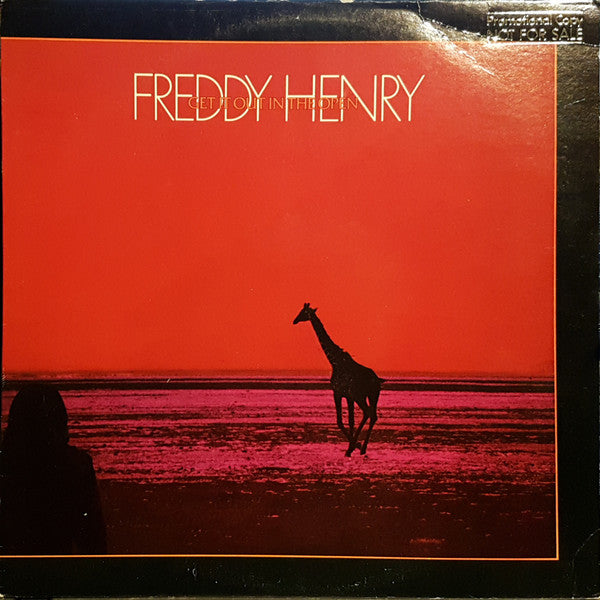 Freddy Henry : Get It Out In The Open (LP, Album, Promo)