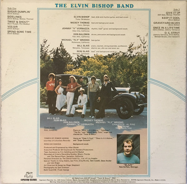 Elvin Bishop : Hometown Boy Makes Good! (LP, Album, Jac)