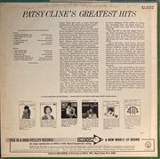 Patsy Cline : Patsy Cline's Greatest Hits (LP, Comp, Mono, Pin)