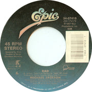 Michael Jackson : Bad (7", Single)