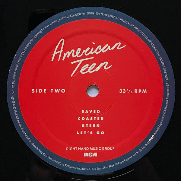 Khalid (16) : American Teen (2xLP, Album)