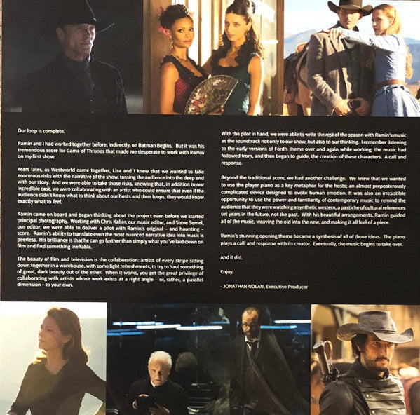 Ramin Djawadi : Westworld (Selections From The HBO® Series - Season 1) (LP, Ltd, Whi)