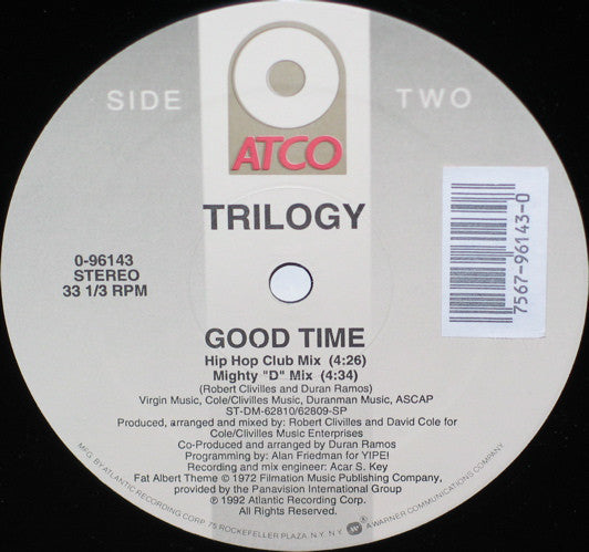 Trilogy : Good Time (12")