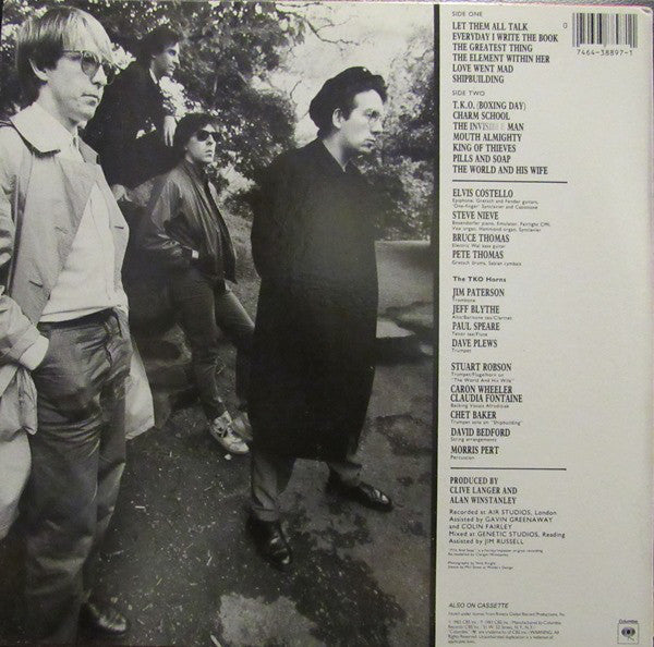 Elvis Costello And The Attractions* : Punch The Clock (LP, Album, Pit)