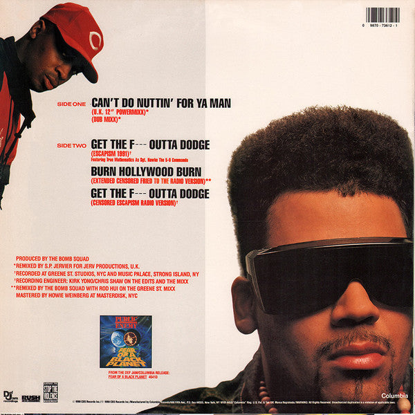 Public Enemy : Can't Do Nuttin' For Ya Man (12")