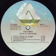 The Kinks : State Of Confusion (LP, Album, EMW)