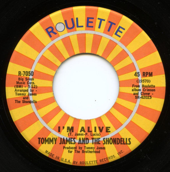 Tommy James And The Shondells* : Crystal Blue Persuasion (7", Single, Hol)