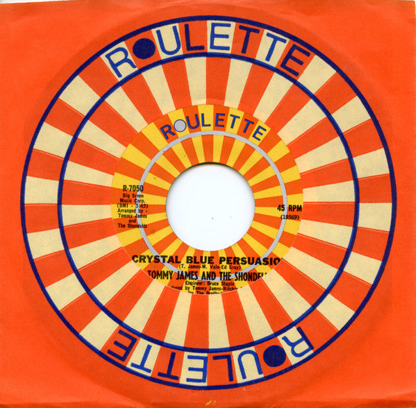Tommy James And The Shondells* : Crystal Blue Persuasion (7", Single, Hol)
