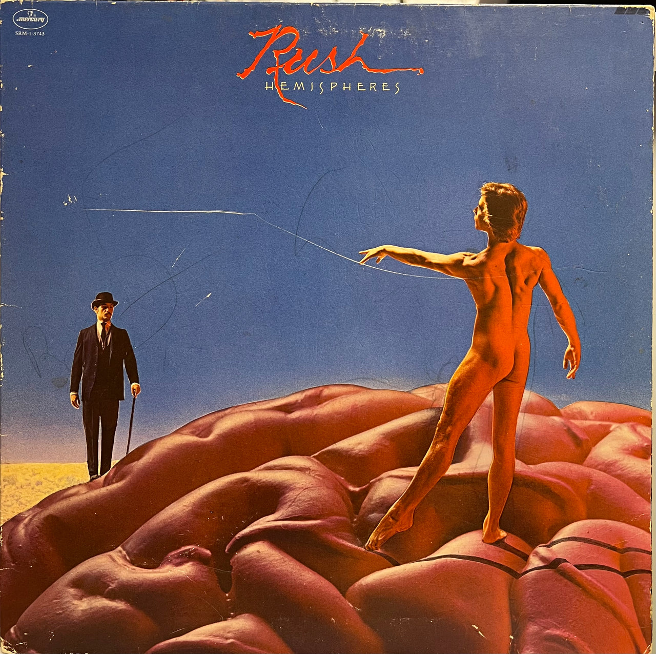 Rush - Hemispheres (Very Good (VG)) Rock (LP, Album, Gat)