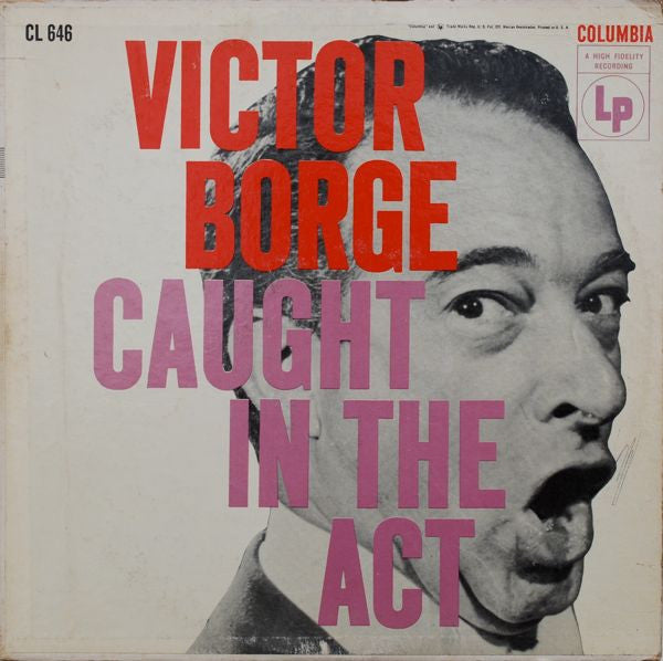 Victor Borge (2) : Caught In The Act (LP, Album, Mono, RP, Pit)
