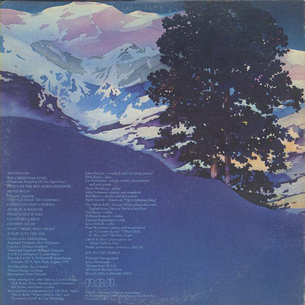 John Denver : Rocky Mountain Christmas (LP, Album, Gat)