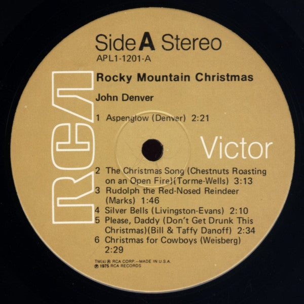 John Denver : Rocky Mountain Christmas (LP, Album, Gat)