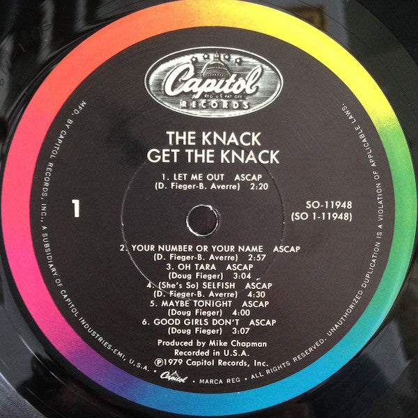 The Knack (3) : Get The Knack (LP, Album, Los)