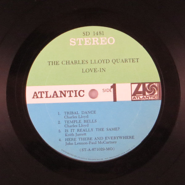 The Charles Lloyd Quartet : Love-In (LP, Album, Mon)