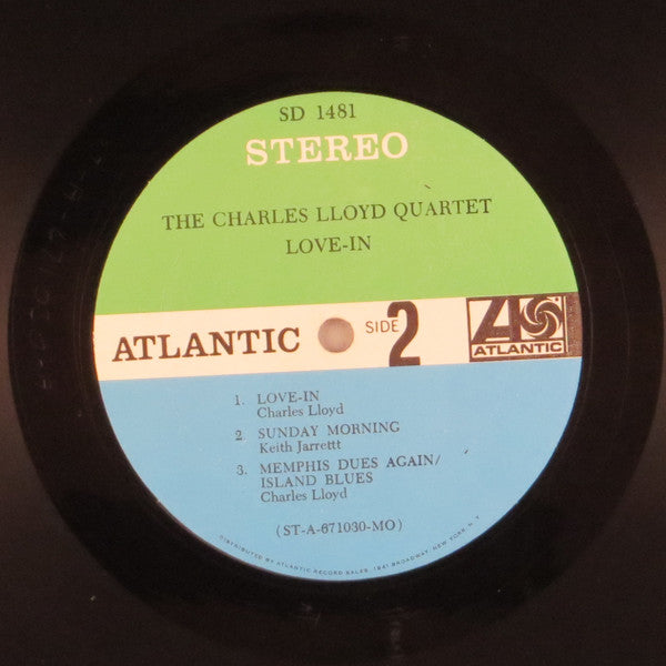 The Charles Lloyd Quartet : Love-In (LP, Album, Mon)