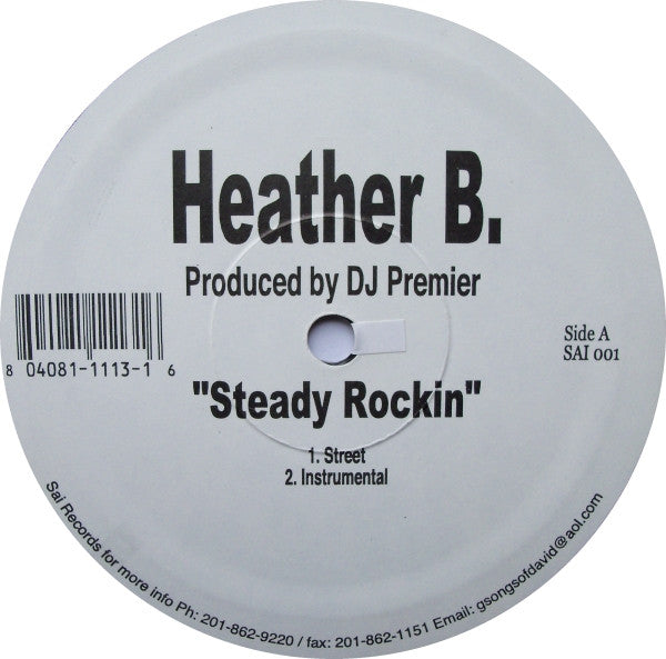 Heather B. : Steady Rockin (12")