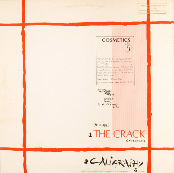 Cosmetics (3) : The Crack (12")