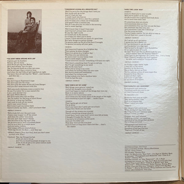 Jim Croce : You Don't Mess Around With Jim (LP, Album, RP, San)