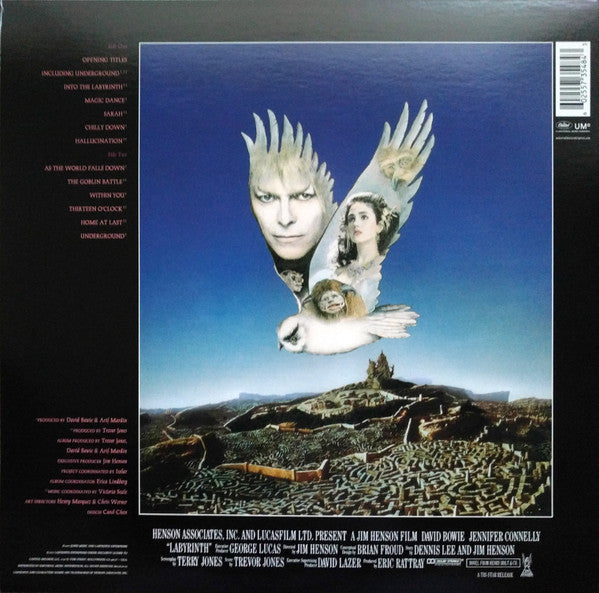 David Bowie, Trevor Jones : Labyrinth (From The Original Soundtrack Of The Jim Henson Film) (LP, Album, RE, RM)
